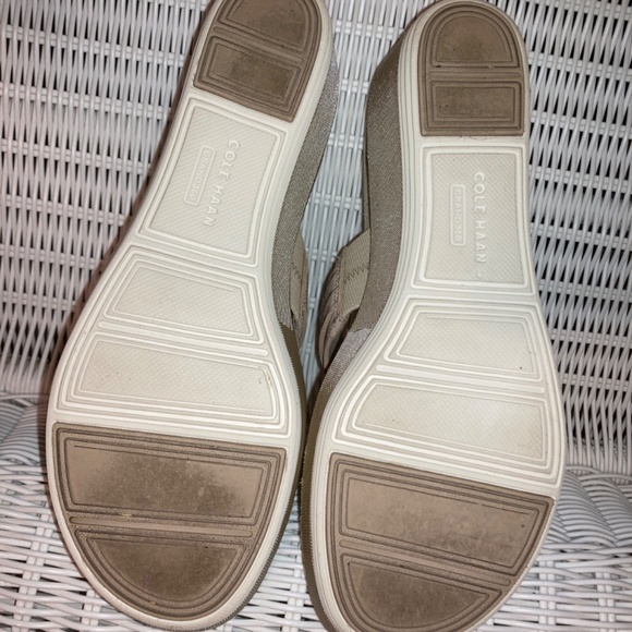 Cole Haan Original Grand Flatform(Platform) Python Snake Print Thong Sandal, - Picture 6 of 9